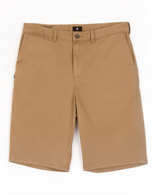 Shorts Chino Masculino DC W36 Grande Algodão Bege