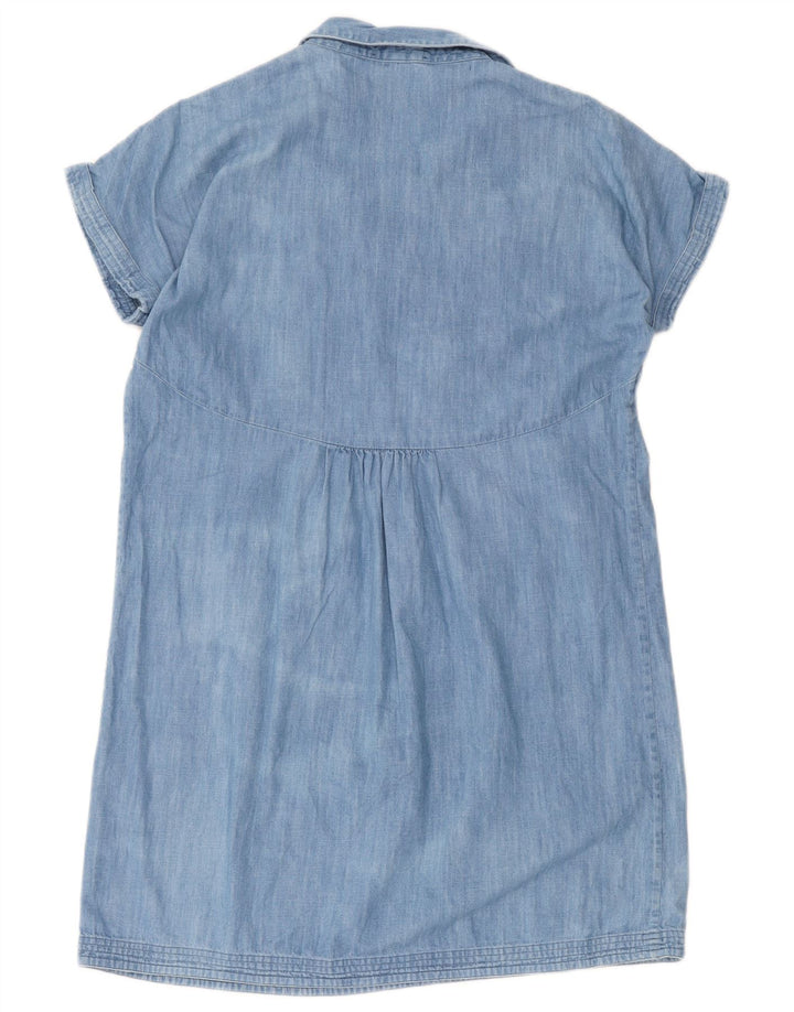 Vestido jeans feminino Fat Face UK 14 grande azul
