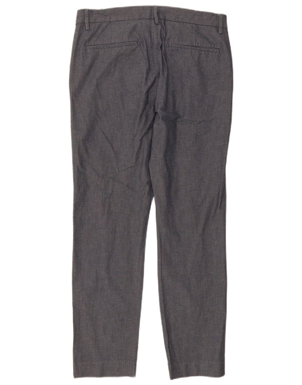 Calça Chino Masculina Slim Fit Marks & Spencer W32 L29 Azul Marinho Manchado