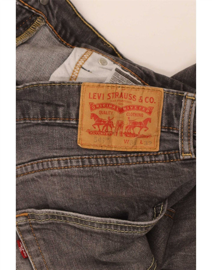 Levi's Masculino 541 Slim Jeans W36 L32 Cinza Algodão