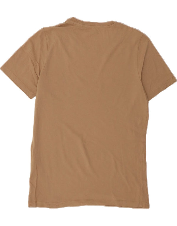 Camiseta masculina JACK & JONES algodão bege médio
