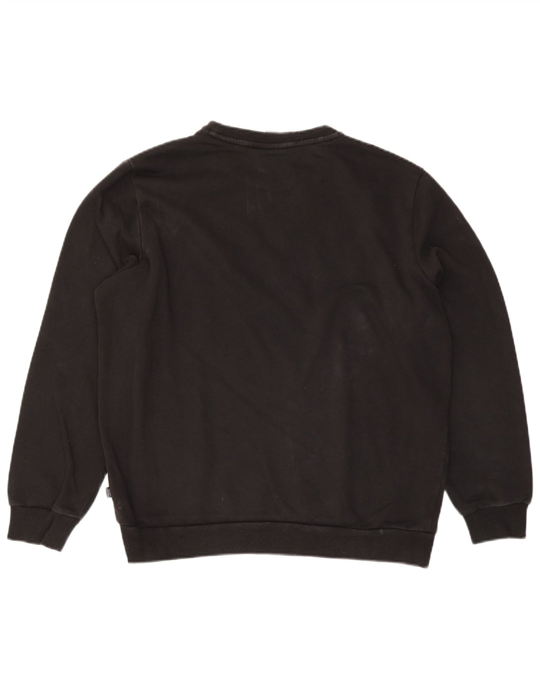 Puma moletom masculino jumper grande algodão preto