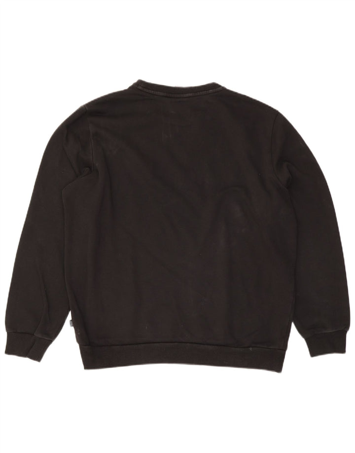 Puma moletom masculino jumper grande algodão preto