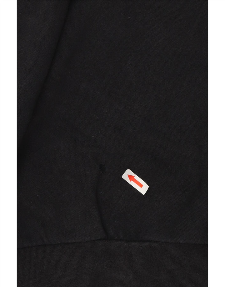 Adidas feminino gráfico moletom jumper UK 16 grande bloco colorido preto