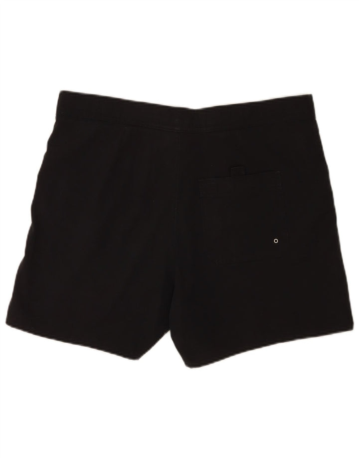Bear Mens Chino Shorts W34 Grande Poliéster Preto