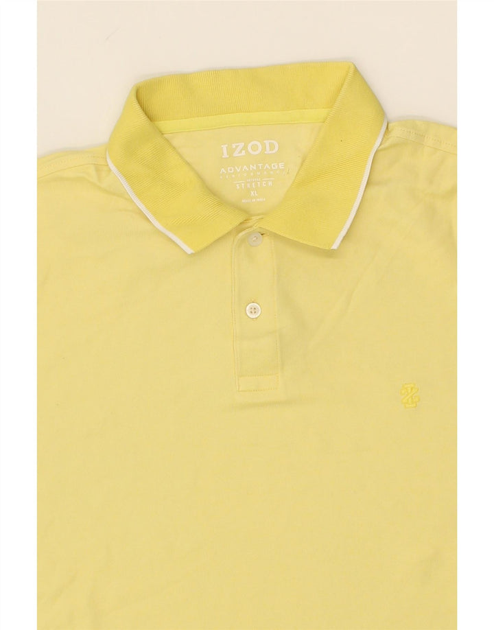 IZOD Mens Polo Shirt XL Yellow Cotton Vintage Izod and Second-Hand Izod from Messina Hembry 