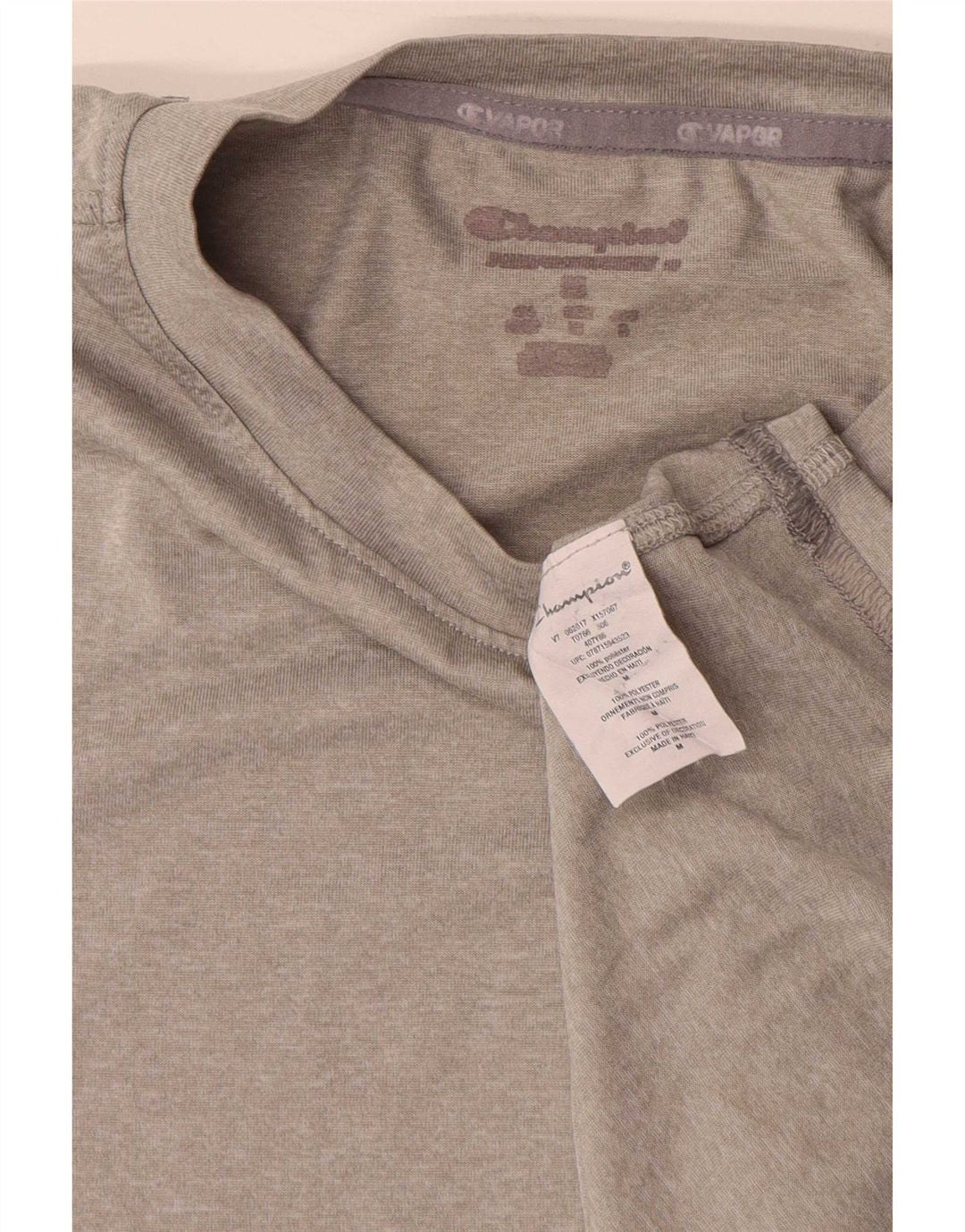 Camiseta masculina Champion cinza médio poliéster