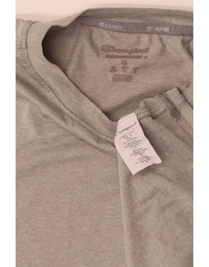 Camiseta masculina Champion cinza médio poliéster