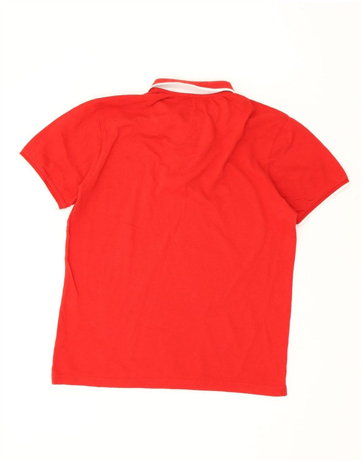 Camisa polo masculina de ajuste regular HARMONT & BLAINE grande algodão vermelho