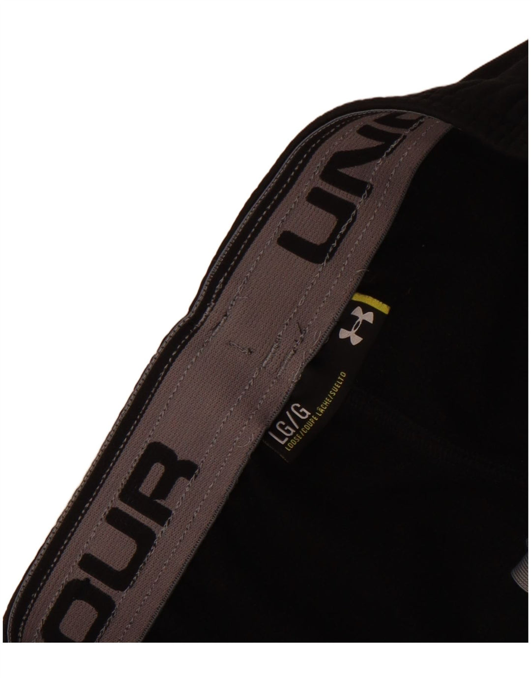 Calça de treino masculina Under Armour grande preta