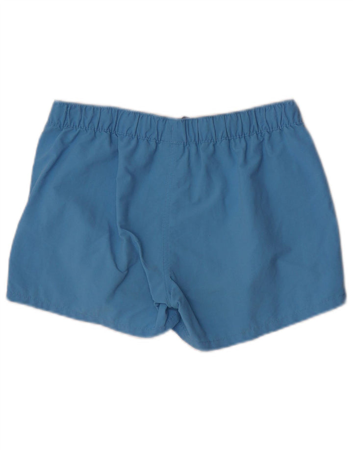 Shorts esportivos femininos Patagonia UK 12 médio azul nylon