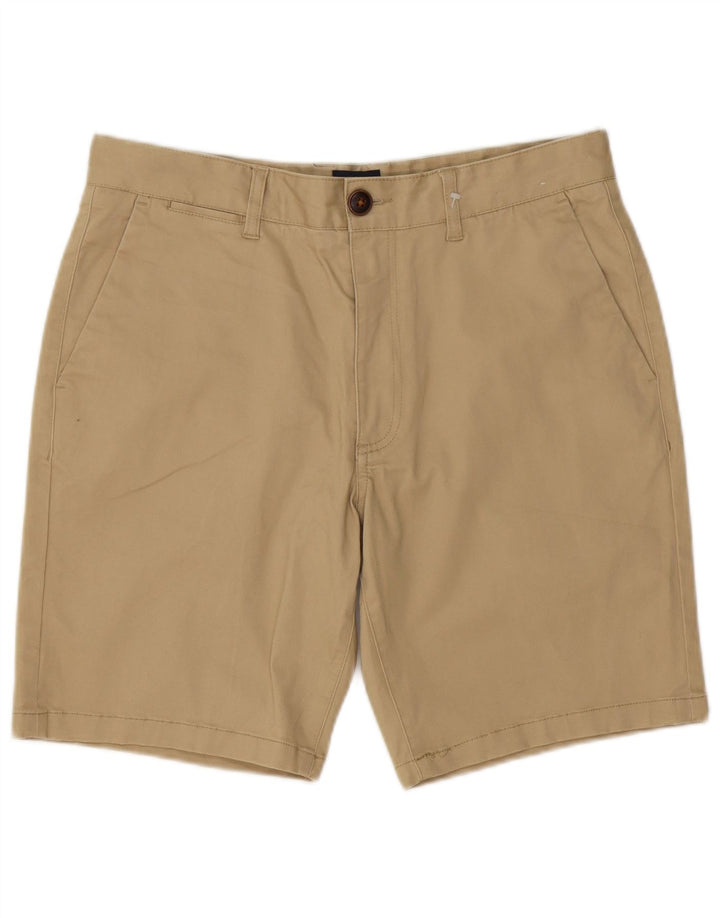 JOULES Mens Chino Shorts W32 Algodão Bege Médio