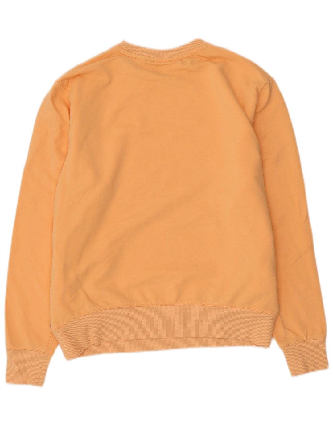 Fila moletom feminino oversized jumper UK 10 pequeno algodão laranja