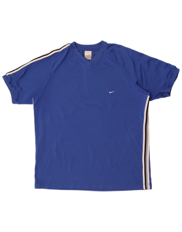 Camiseta masculina Nike Top UK 45/47 XL azul algodão