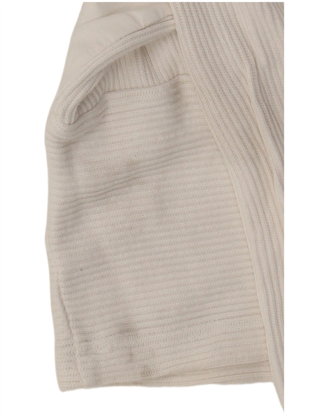 Suéter feminino Together com gola e zíper gráfico Reino Unido 10/12 médio branco