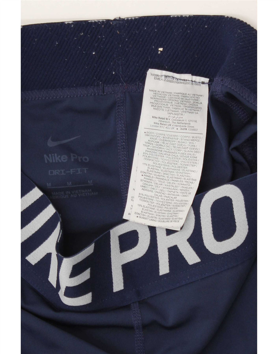 Leggings Nike Dri Fit Graphic UK 12 Médio Azul Marinho Poliéster