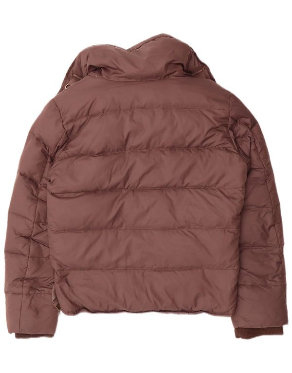 Jaqueta acolchoada oversized feminina i Blues UK 10 pequena poliamida marrom