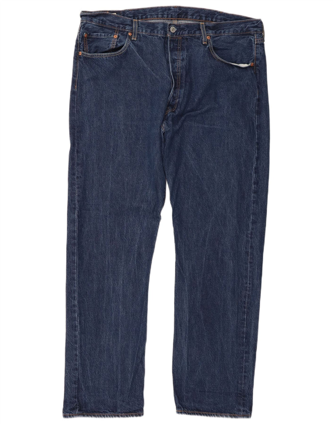 Levi's Masculino 501 Straight Jeans W40 L32 Azul Algodão