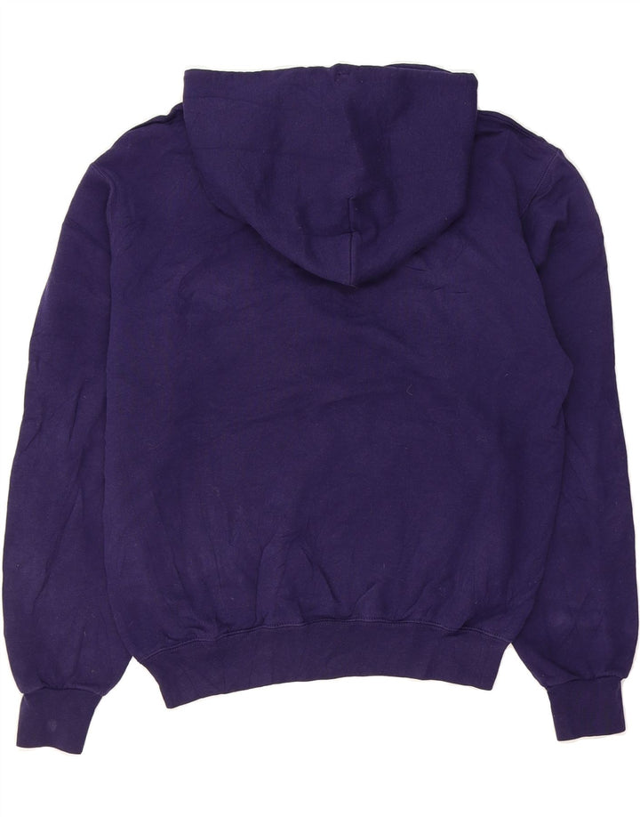 CHAMPION Mens Cal Poly Graphic Hoodie Jumper Small Purple Cotton Vintage Champion and Second-Hand Champion from Messina Hembry 