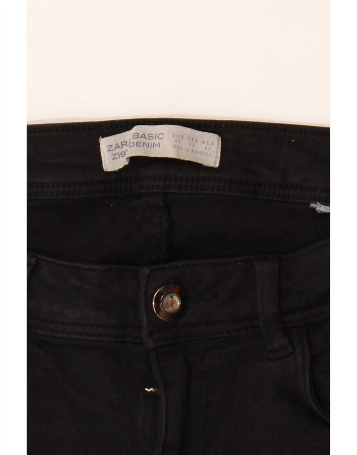 Zara Jeans Skinny Feminino EU 40 Médio W30 L28 Preto