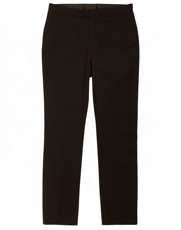 Calça masculina Marks & Spencer Slim Fit W32 L33 Poliéster Preto