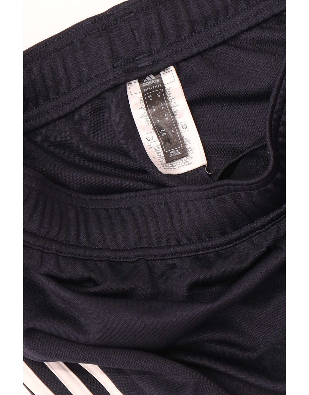 Calça de treino masculina Adidas Aeroready poliéster azul marinho médio