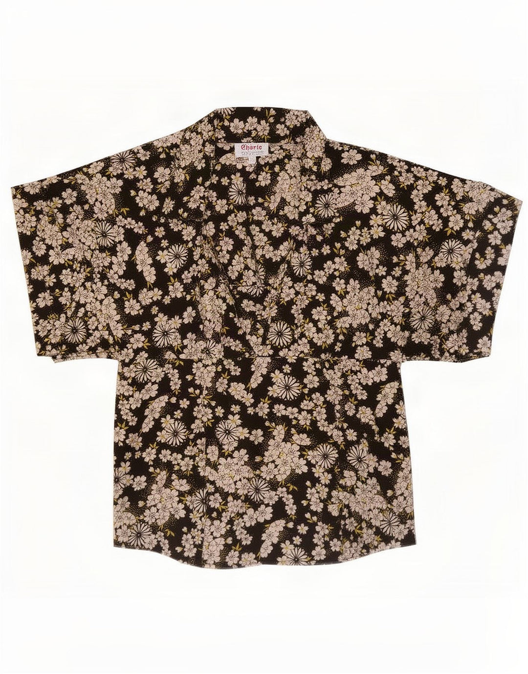blusa feminina cherie top IT 42 médio preto floral