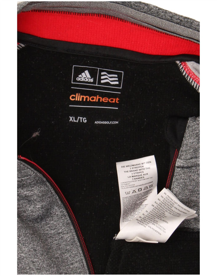 Adidas Mens Climaheat Pulôver Sem Mangas Treino Top XL Cinza Colourblock