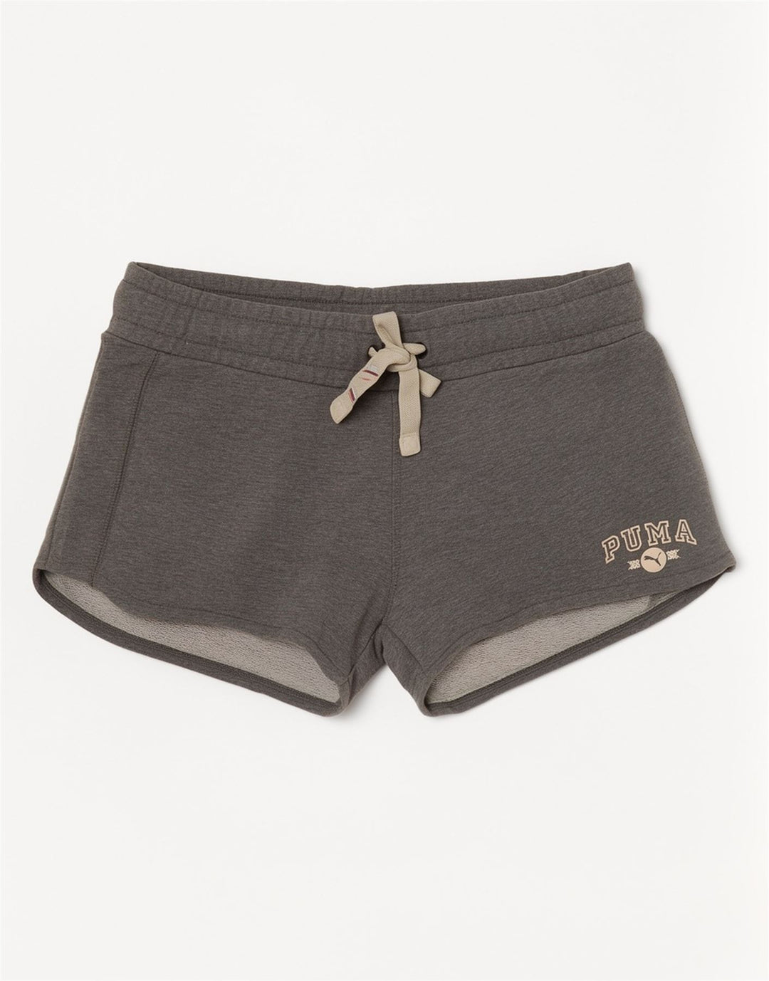 Shorts esportivos femininos Puma UK 14 grande W32 cinza