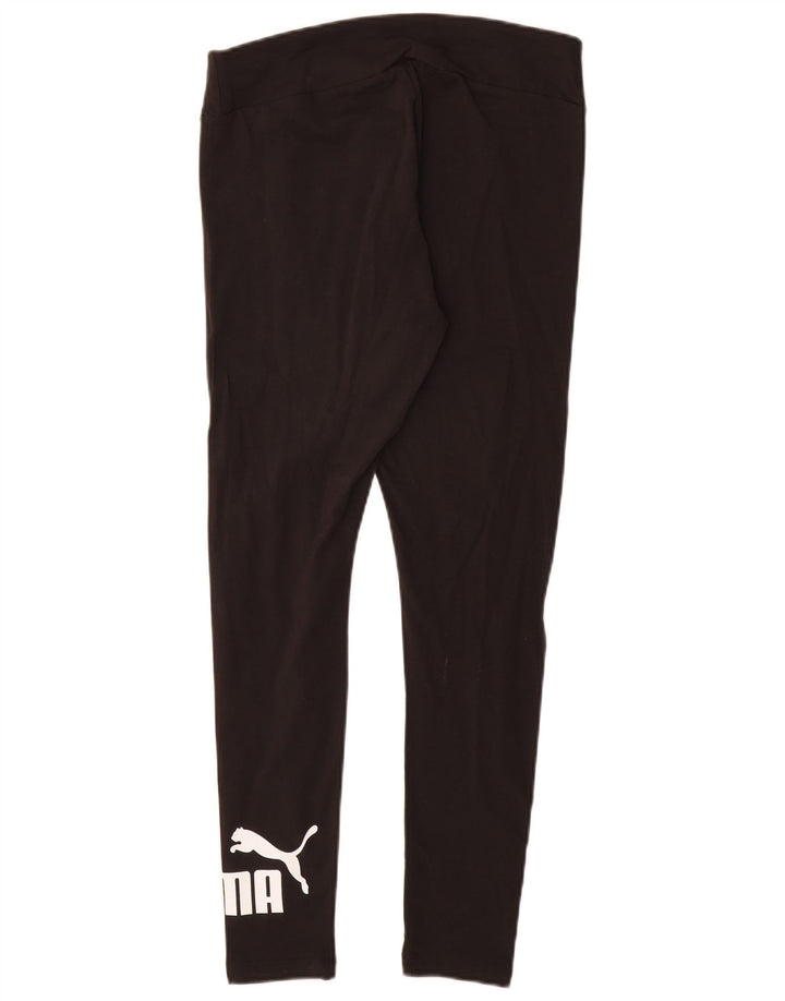 Leggings PUMA Feminino UK 12 Médio Algodão Preto