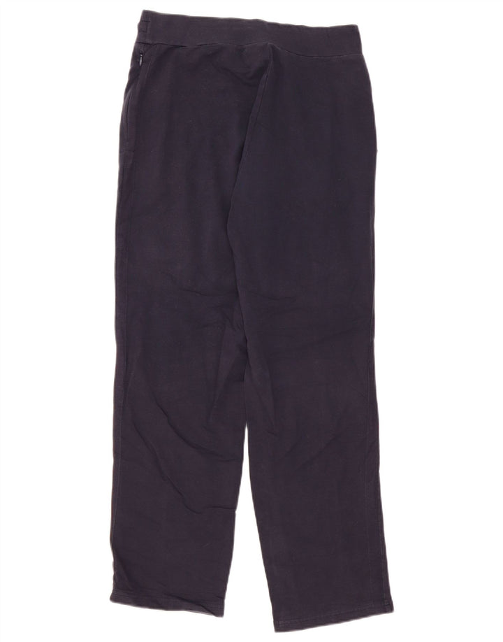Calça de treino feminina Marks & Spencer Reino Unido 12 algodão azul marinho médio