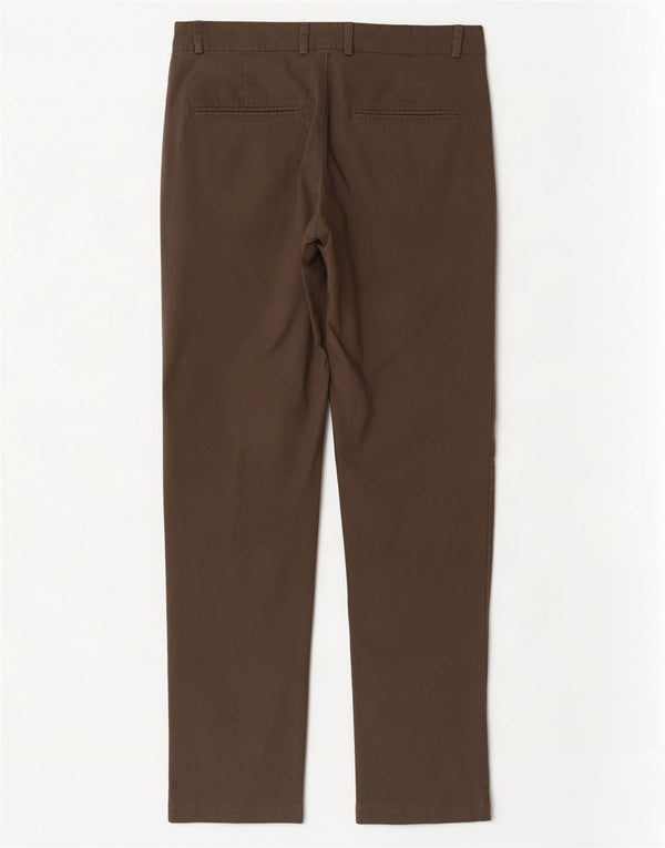 Calça casual reta masculina Emporio Armani W30 L28 marrom