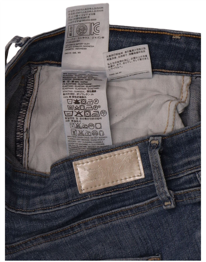 Calça jeans skinny feminina Levi's W29 L30 azul algodão