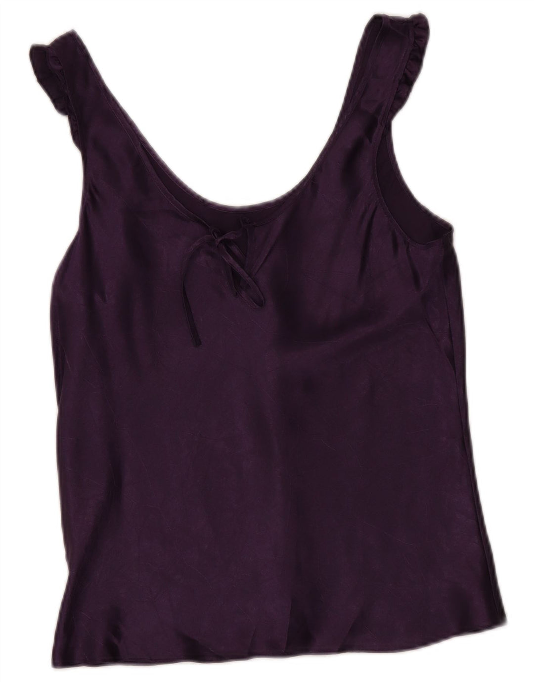 Marks & Spencer Womens Cami Top UK 14 Poliéster Roxo Médio