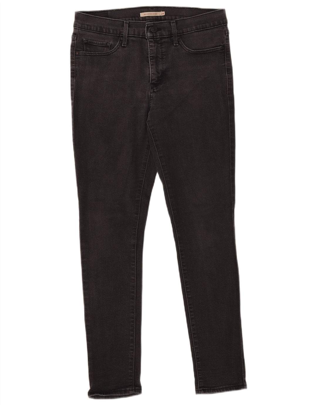 Calça jeans feminina LEVI'S 311 Shaping Skinny W29 L30 algodão preto