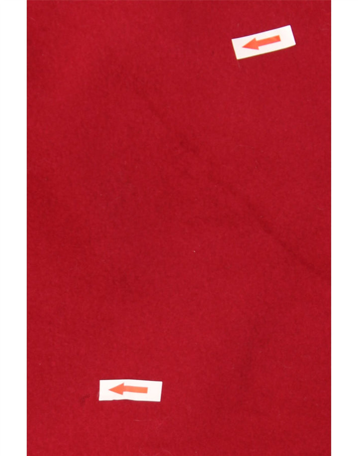 Sobretudo oversized feminino vintage IT 53 2XL lã vermelha