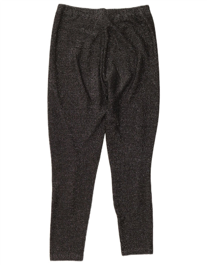 Leggings femininos Meico IT 42 médio preto manchado poliacrílico