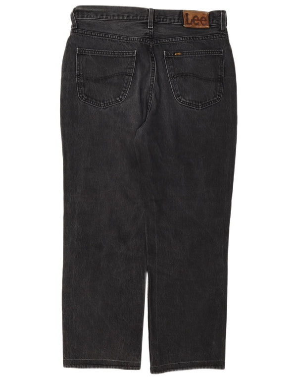 Calça jeans reta masculina Lee W32 L27 cinza