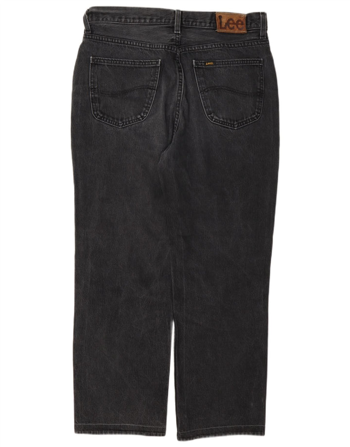 Calça jeans reta masculina Lee W32 L27 cinza