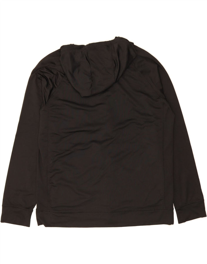 EDDIE BAUER Mens Zip Hoodie Sweater XL Black Polyester Vintage Eddie Bauer and Second-Hand Eddie Bauer from Messina Hembry 