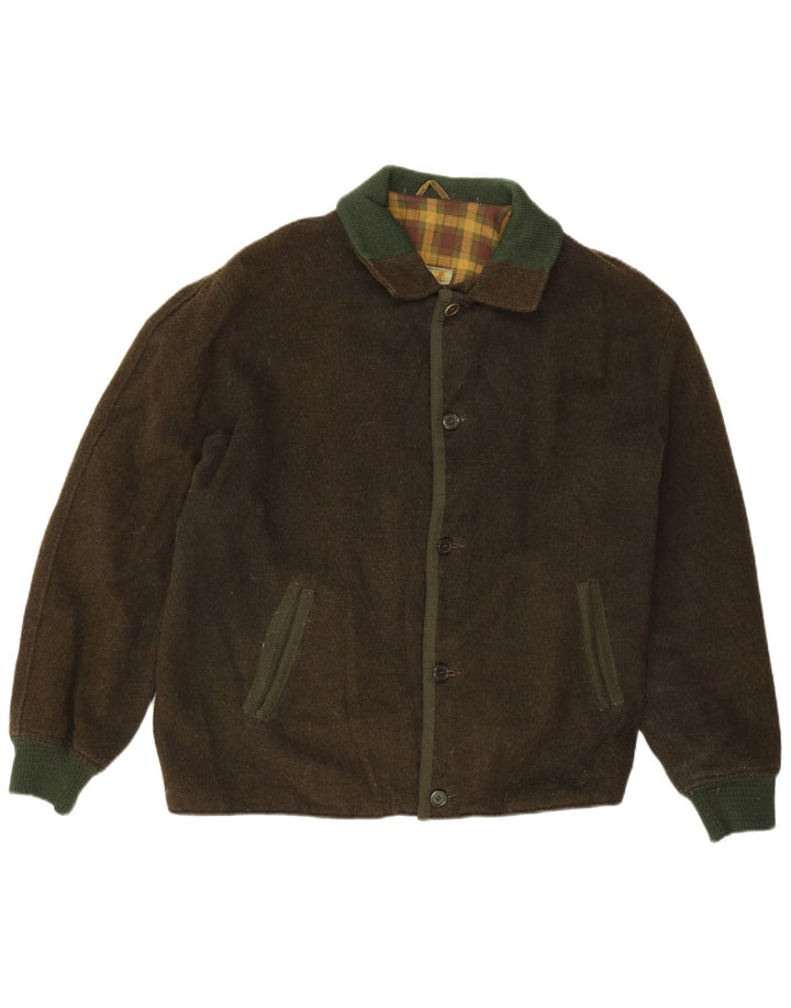 Jaqueta corta-vento masculina Brunik UK 42 XL cáqui