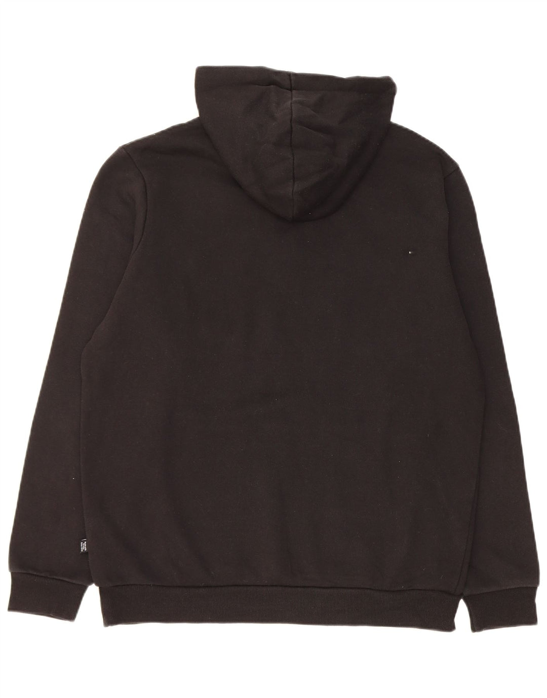 Puma masculino gráfico moletom com capuz médio algodão preto