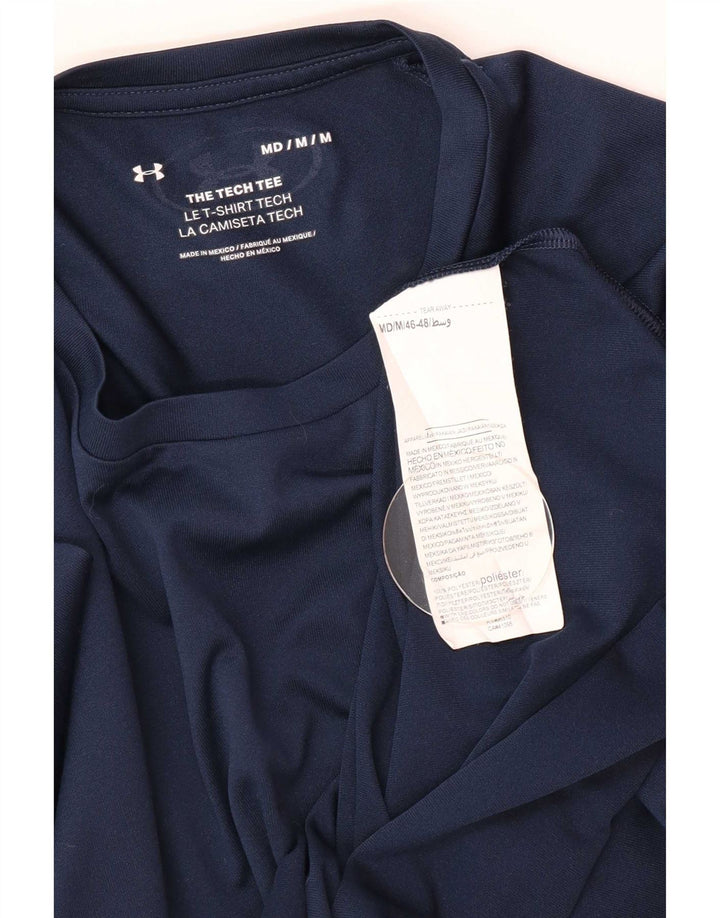 Camiseta masculina Under Armour Top médio azul marinho poliéster