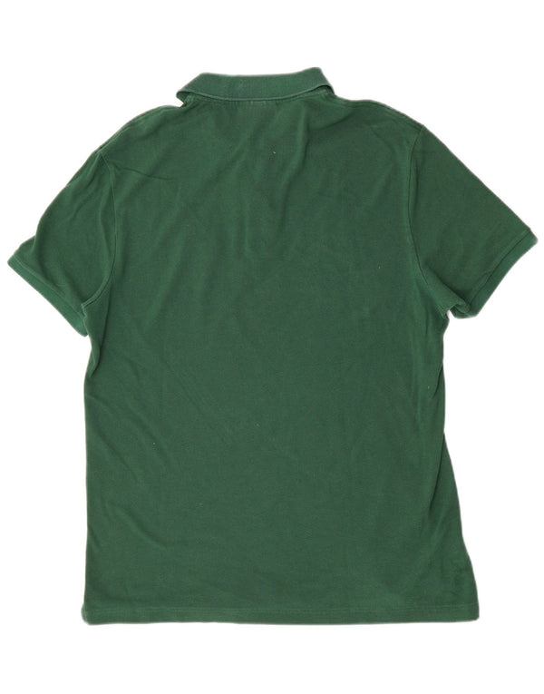 Camisa polo masculina Lacoste Slim Fit tamanho 6 XL algodão verde