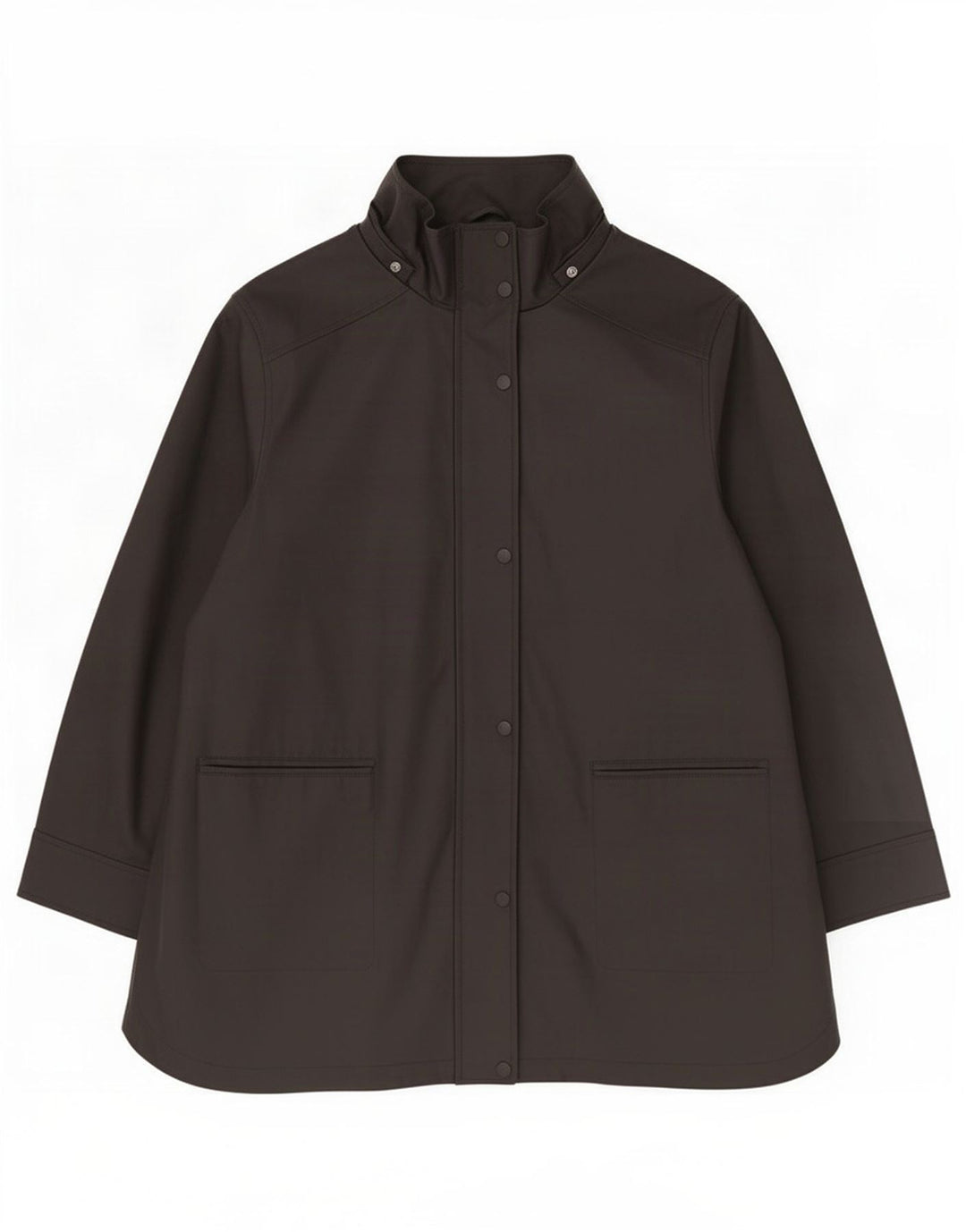 Jaqueta corta-vento feminina John Lewis UK 18 XL poliuretano preto