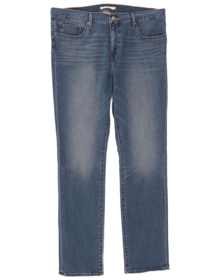 Calça jeans feminina Levi's 312 Shaping Slim W34 L32 azul algodão