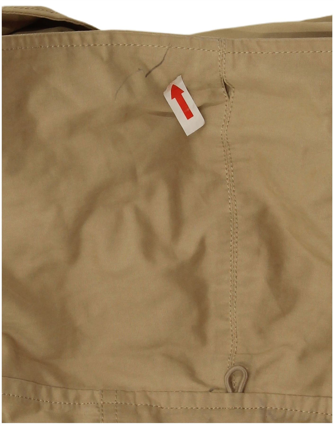 Zara Jaqueta Parka Feminina com Capuz Reino Unido 16 Grande Bege