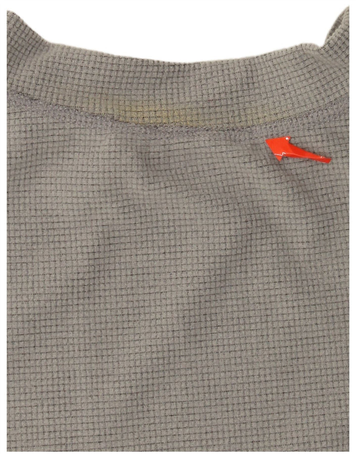 Top masculino The North Face manga comprida 2XL poliéster cinza
