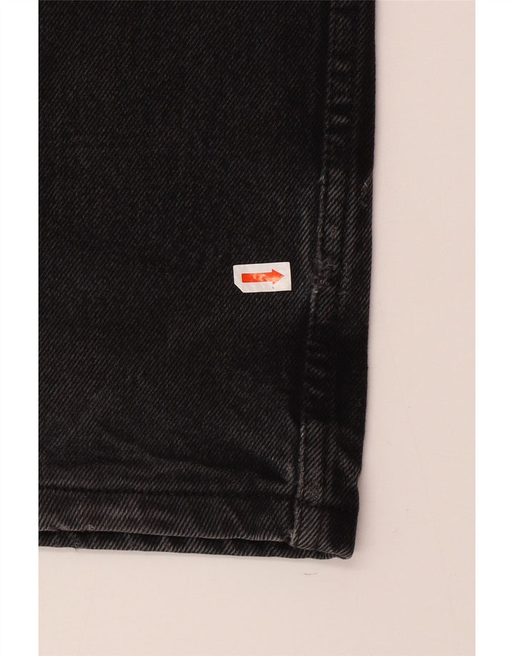 LEE Mens Detroit Straight Jeans W34 L34 Cinza Algodão