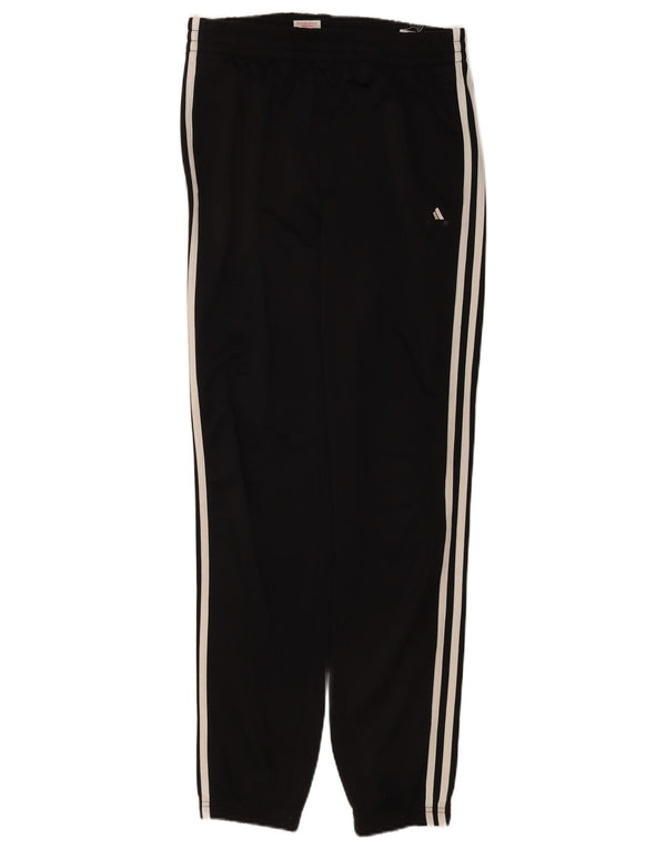 Adidas Womens Tracksuit Calças Joggers UK 10 Pequeno Poliéster Preto